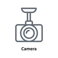 Camera Vector Outline Icons. Simple stock illustration stock