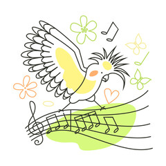 illustration of a bird