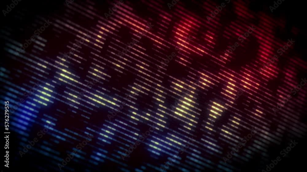 Poster digital technology led lights background/ 4k animation of an abstract wallpaper digital technology b