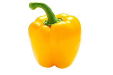 yellow bell pepper ontransparent background