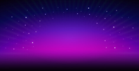 Fototapeta na wymiar Abstract Purple Background with Stars