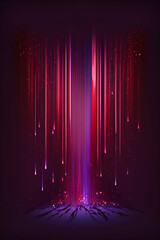 Colorful vertical motion line abstract background, wallpaper, abstract art, technology, data, particles, ai generated