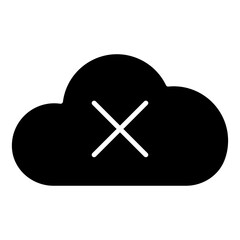 cloud delete icon