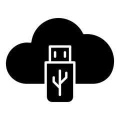 cloud usb icon