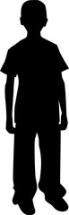 childen silhouette
