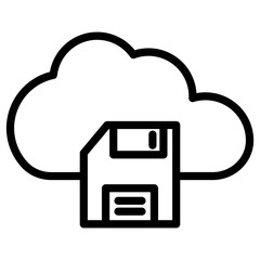 cloud memory icon