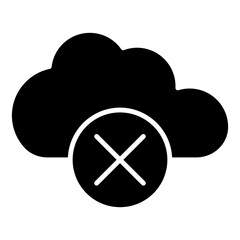 cloud delete icon