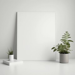 Blank White Poster Mockup for Your Design and Promotion Projects