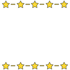 별 테두리 일러스트 star