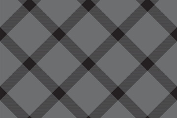 Tartan plaid background, diagonal check seamless pattern. Vector fabric texture for textile print, wrapping paper, gift card, wallpaper.