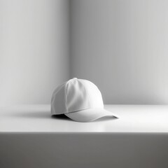 Blank White Cap Mockup for Customization and Personalization