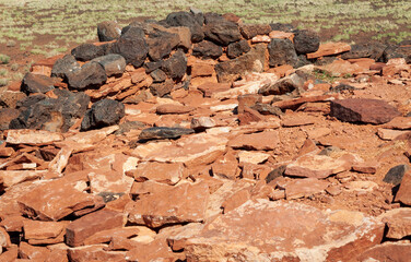 Stacked Rocks at Wupatki National Monument
