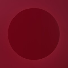 3d illustration. Magenta minimal backgroung. empty circle with copy space for logo design and soft light around it. Elegant trendy concept for product promotion. 3d rendering