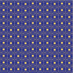 rectangle shape pattern with blue background.