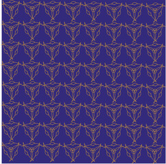 creative shape pattern with blue background.
