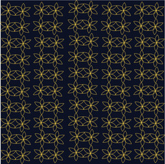  golden floral pattern design.