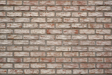 damaged vintage block surface. Red brick wall texture for background. Brick surface for Interior and exterior material.