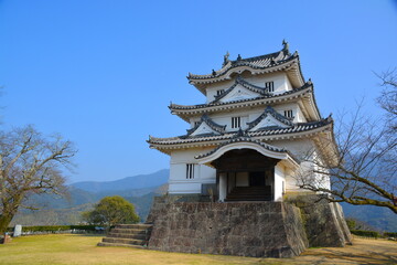 Naklejka premium 宇和島城天守