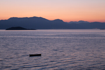 sunrise over the sea croatia