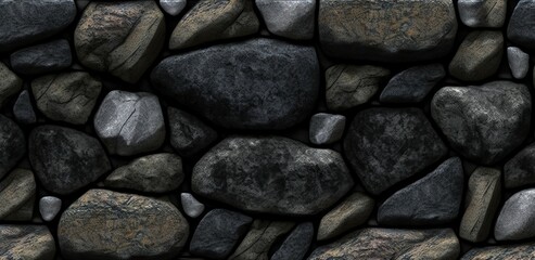 Fototapeta na wymiar Seamless Rock Texture Background, Generative AI