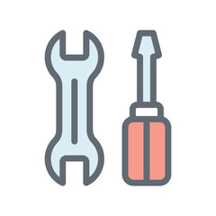 Helix Vector Fill Outline Icons. Simple stock illustration stock