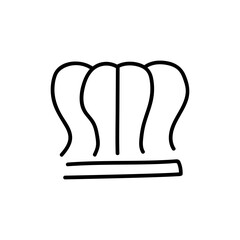 Doodle crowns. Line art king or queen crown sketch vector illustration