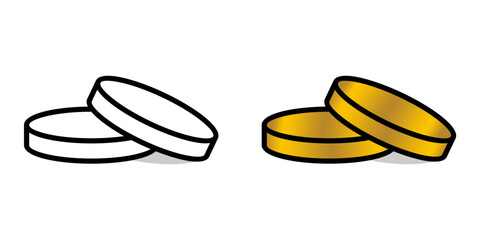 Illustration Vector Graphic of Coin Icon