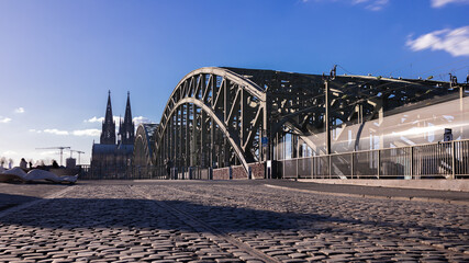 Cologne Cathedral Hohenzollern Bridge Kennedy shore Summer vibes