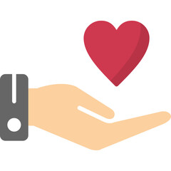 Hand Heart  Icon