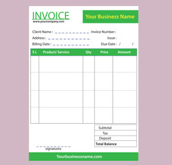 invoice template for business