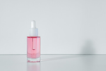 Pink face oil