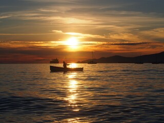 ビーチとボート