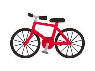 Fototapeta na wymiar 赤い自転車