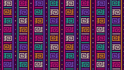Day of the Dead Mexican Seamless Pattern