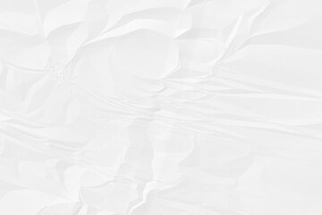 crumpled white paper background close up - 576317788