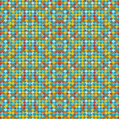 Abstract seamless reflective diamond and square geometric pattern Generative AI