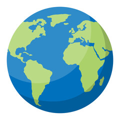 world earth sphere vector design
