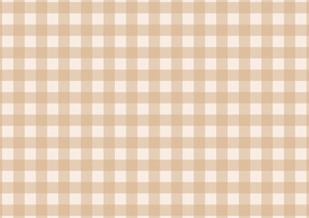 カフェ色ギンガムチェック背景素材