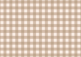 カフェ色ギンガムチェック背景素材