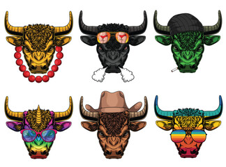 Bull fashion set collection