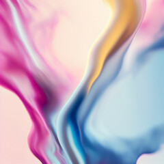 Obraz premium abstract colorful smoke - light colors background - abstract background for design - Generative AI