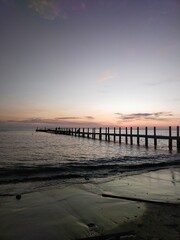 Fototapeta premium sunset on the beach