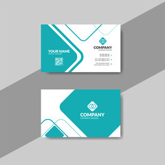 Corporate and creative modern clean business card layout design