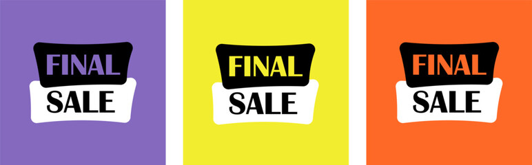 Final sale set of colourfull posters