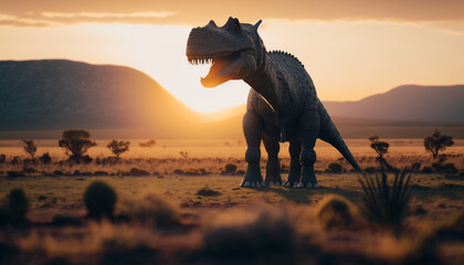 3d render dinosaur.