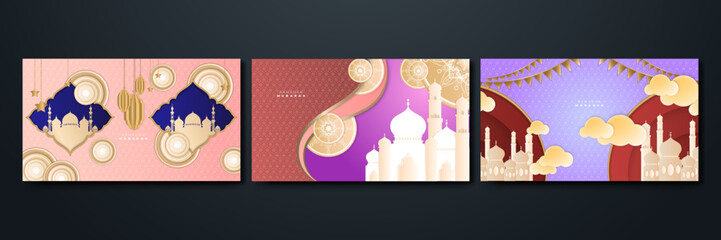 Festive Crescent Ornamental Ramadan Vector Design