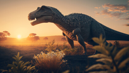 3d render dinosaur.