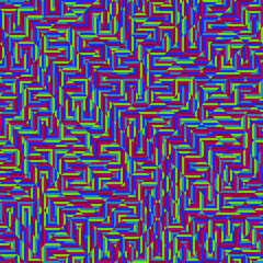 Color Rhombus tile tessellation pattern illustration