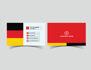 modern corporate business card template. business card design.