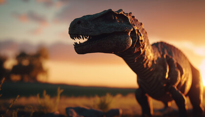 3d render dinosaur.